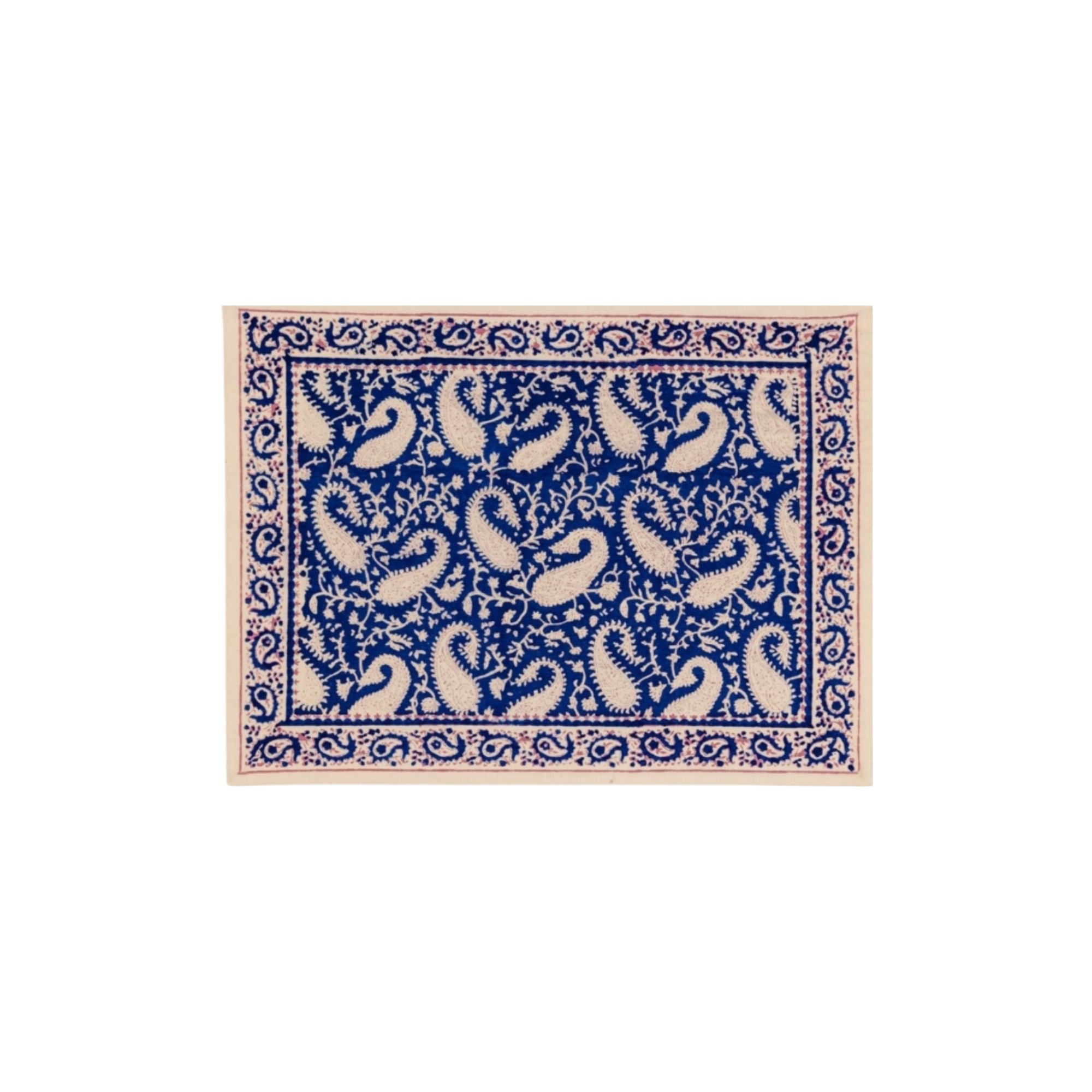 Jamini Design, Set de table - Paisley Bleu