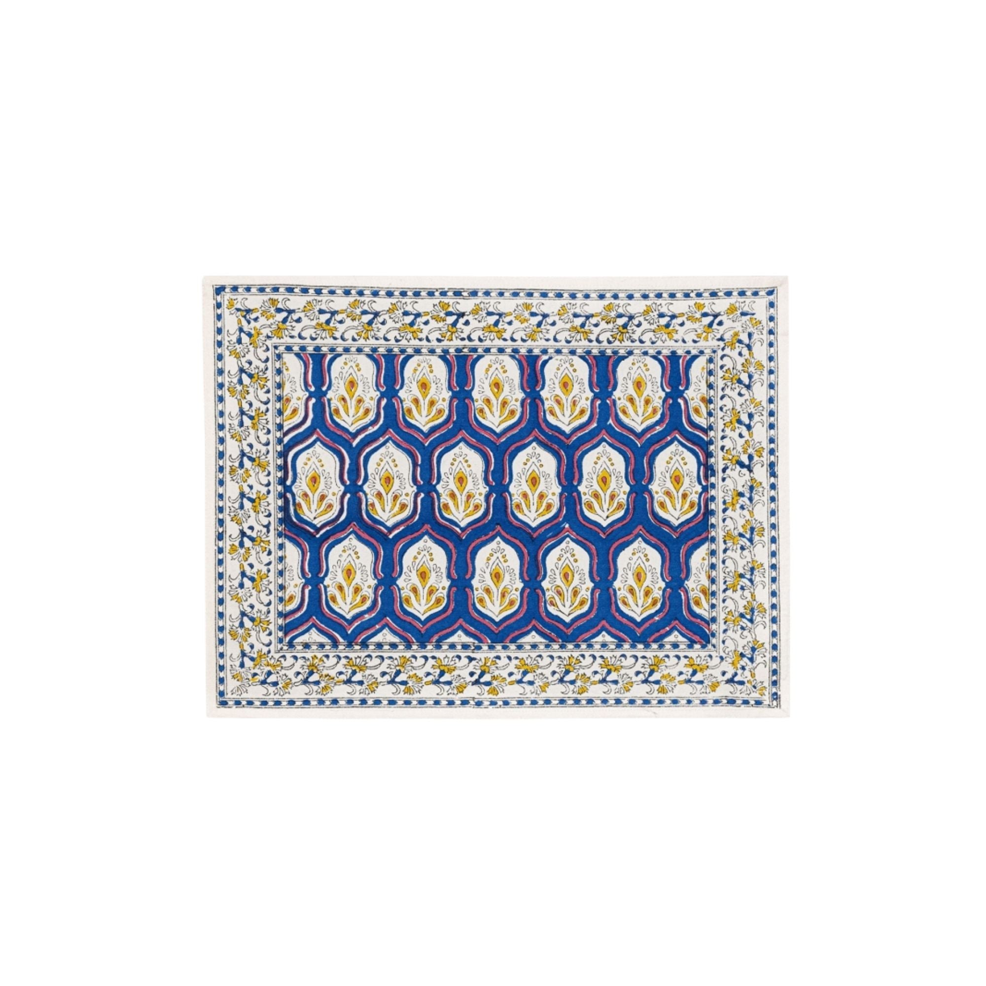 Jamini Design, Set de table - Pranjal Bleu