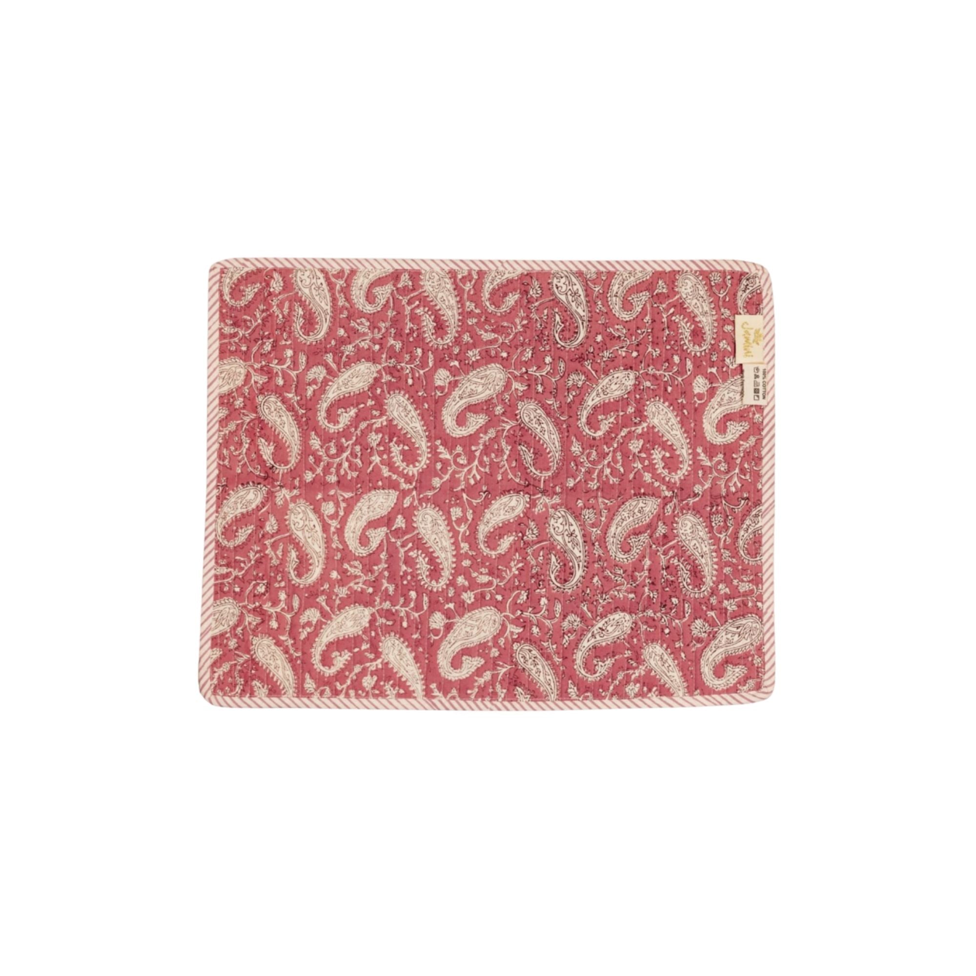 Jamini Design, Set de table matelassé - Lita Rose Pâle