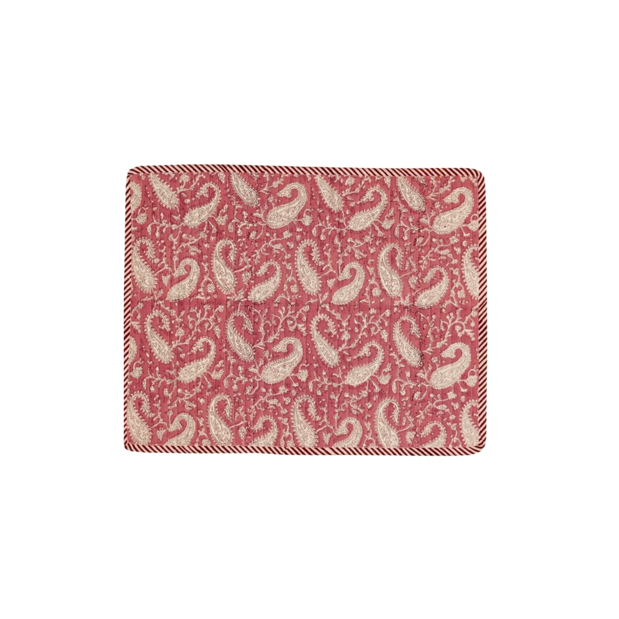 Jamini Design, Set de table matelassé - Paisley Rose