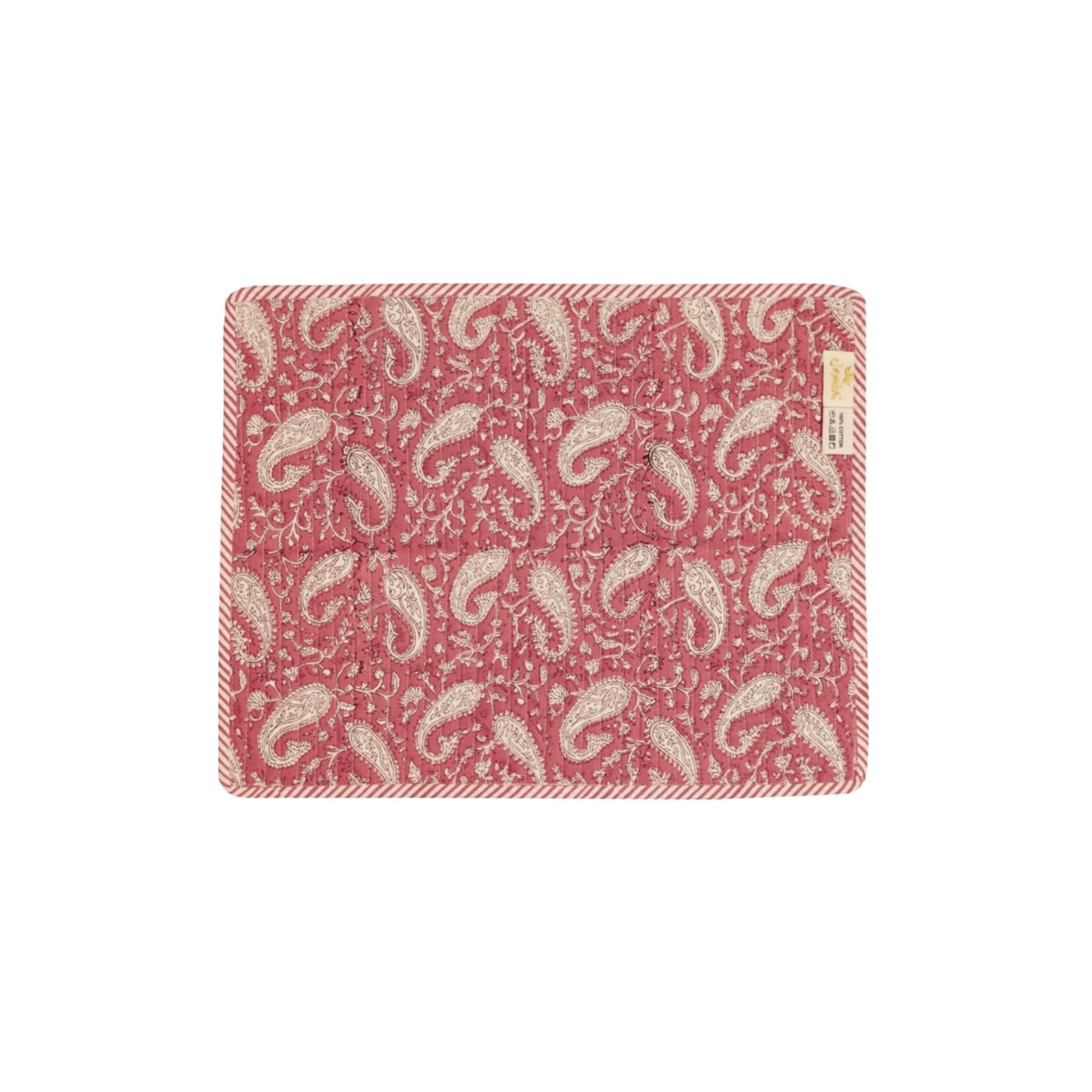 Jamini Design, Set de table matelassé - Reema Rose