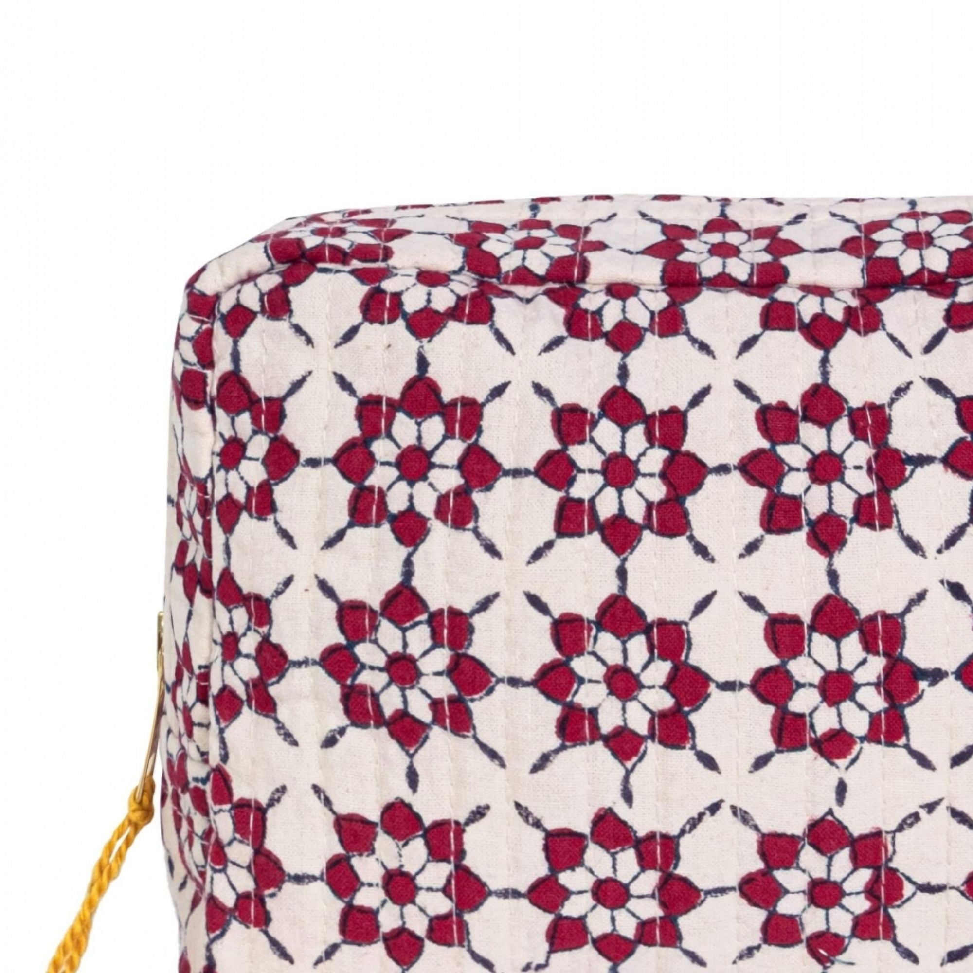Jamini Design , Trousse moyenne - Phool Rouge