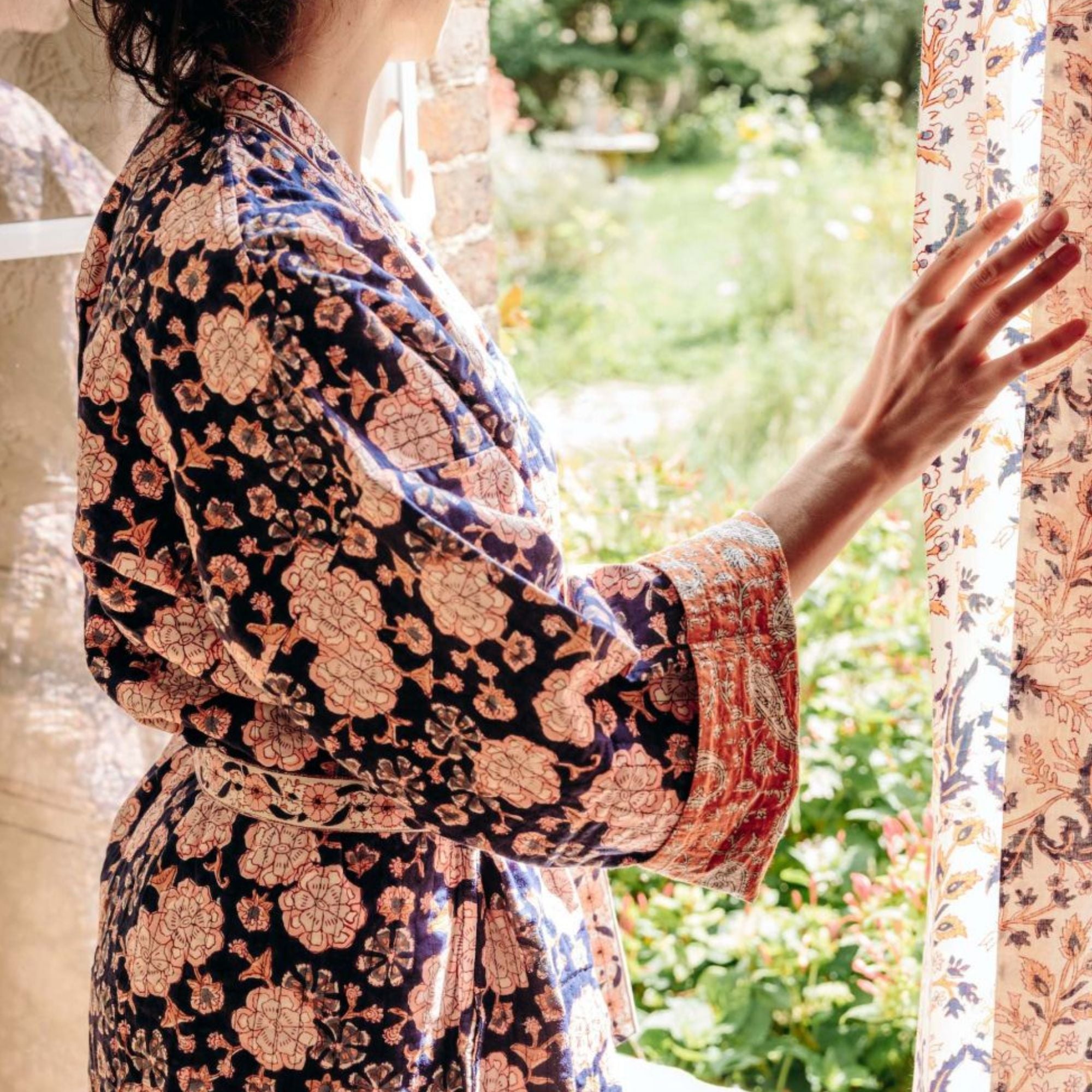 Jamini Design, Kimono matelassé - Dalia Navy