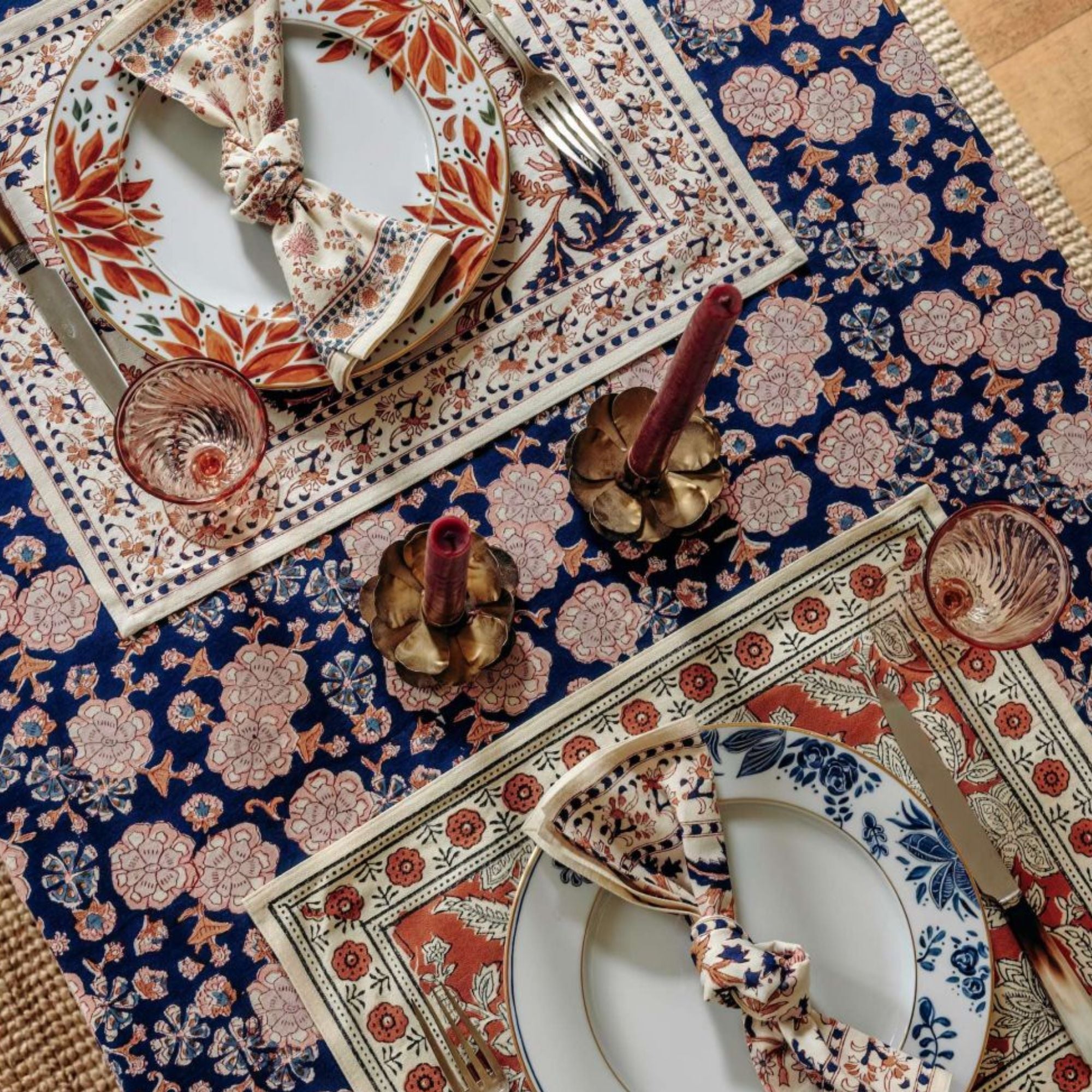 Jamini Design, Serviette de table - Archana Navy