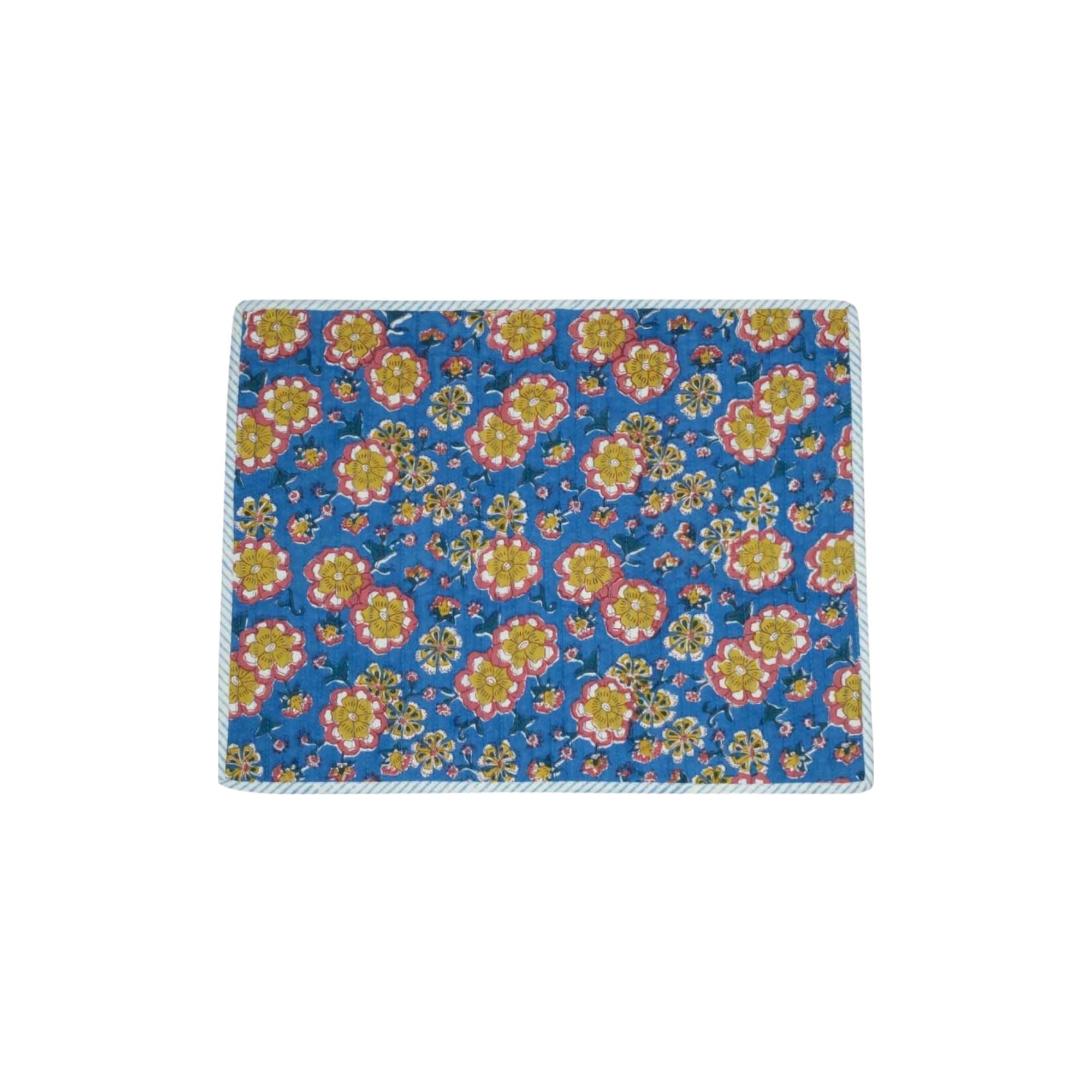 Jamini Design, Set de table matelassé - Dalia Bleu