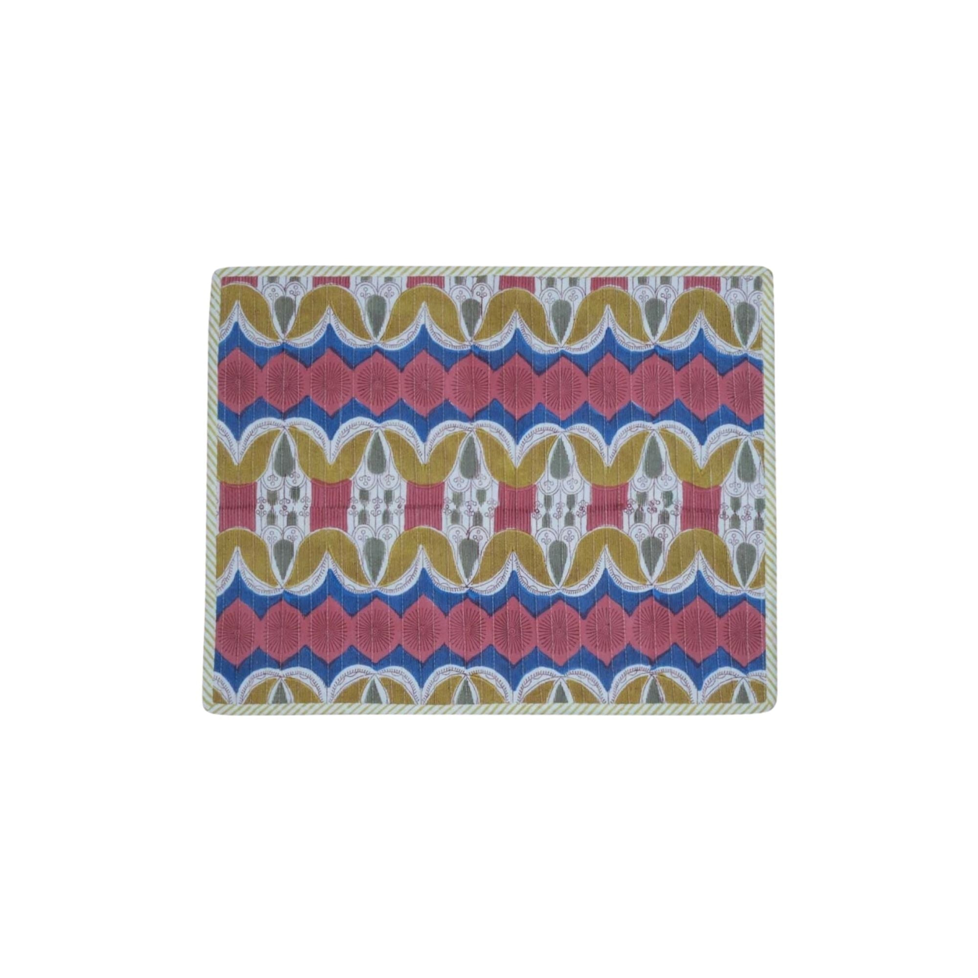 Jamini Design, Set de table matelassé - Dubi Bleu