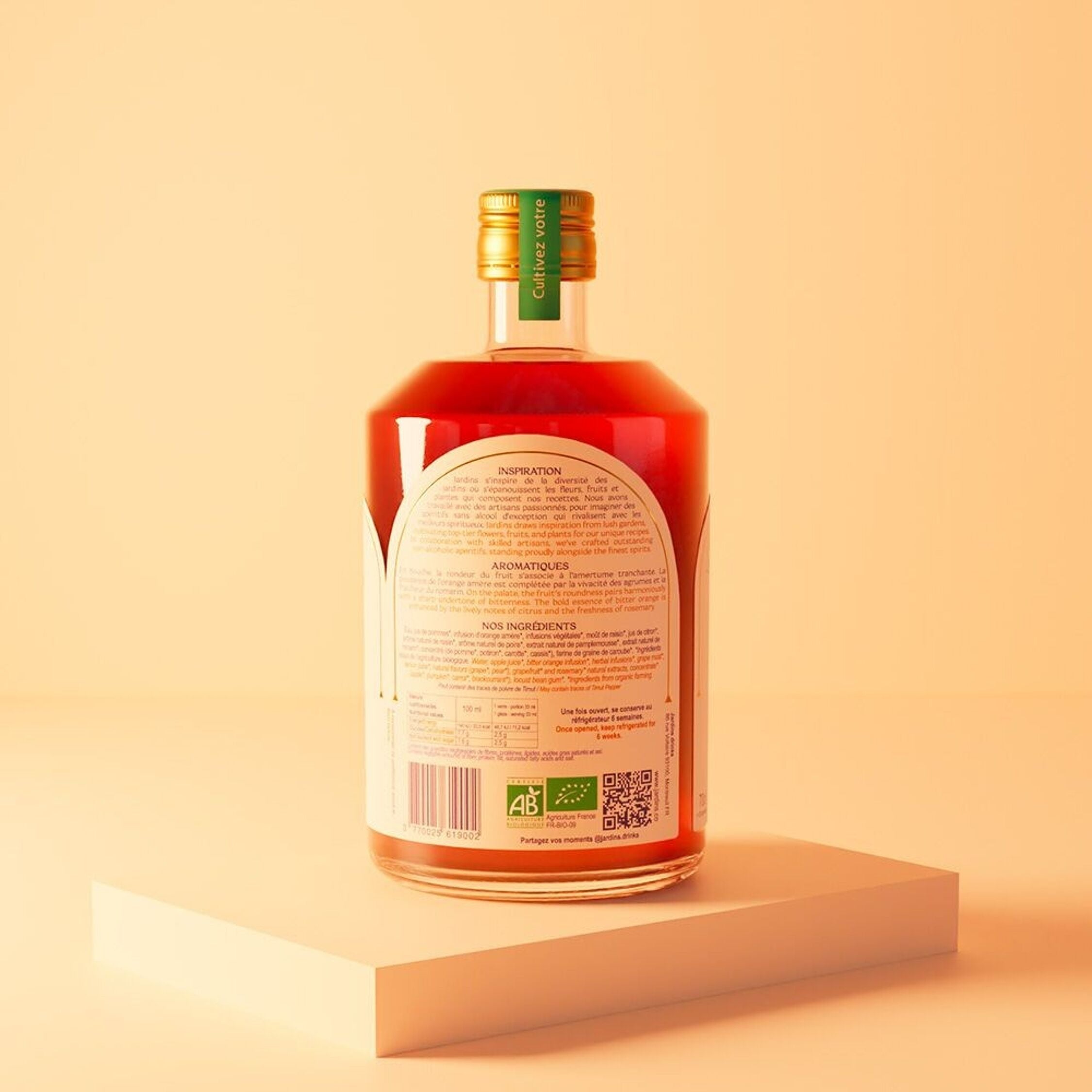 Jardins, Aperitif Bio sans alcool - Jardins Suspendus