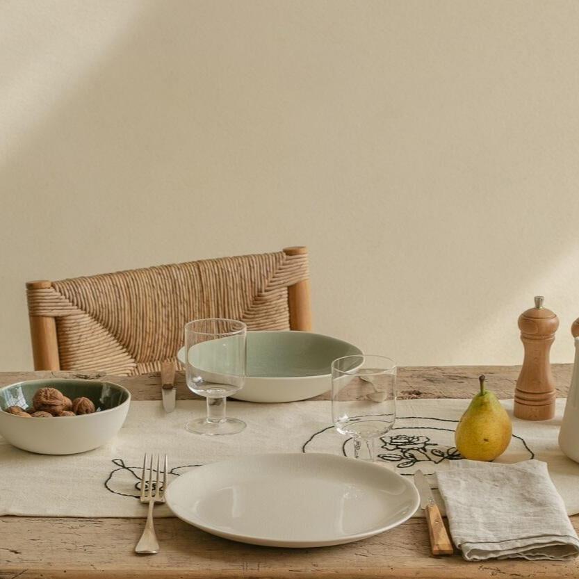 Jars, Assiette L en ceramique - Maguelone Quartz