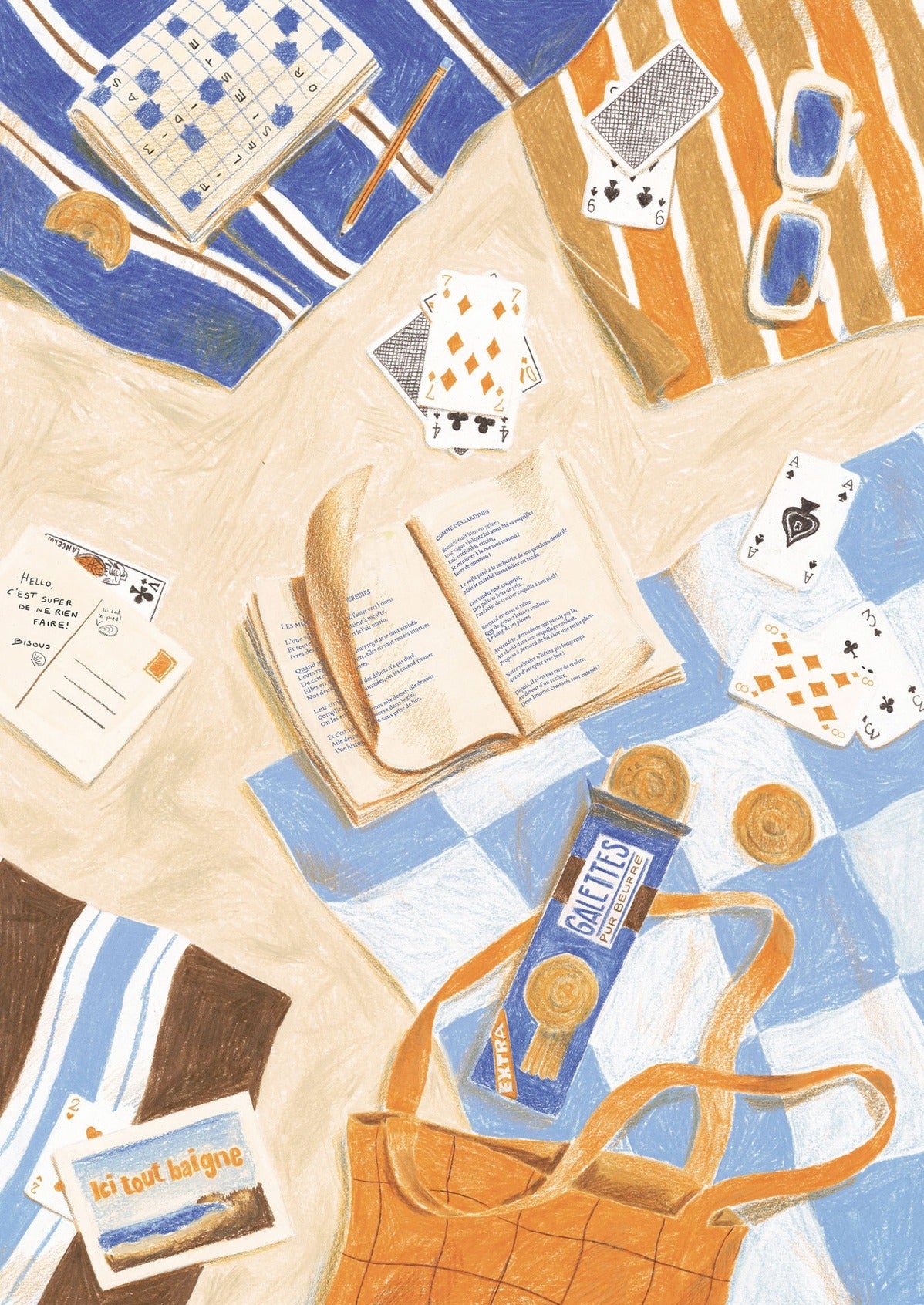 Jour Férié, Puzzle 500 pièces - Du sable entre les pages