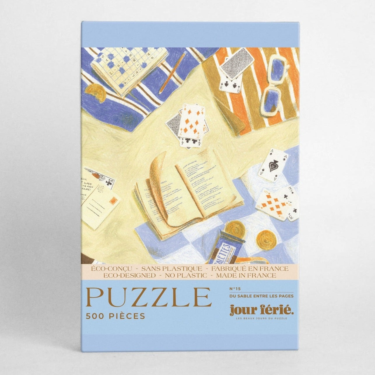 Jour Férié, Puzzle 500 pièces - Du sable entre les pages