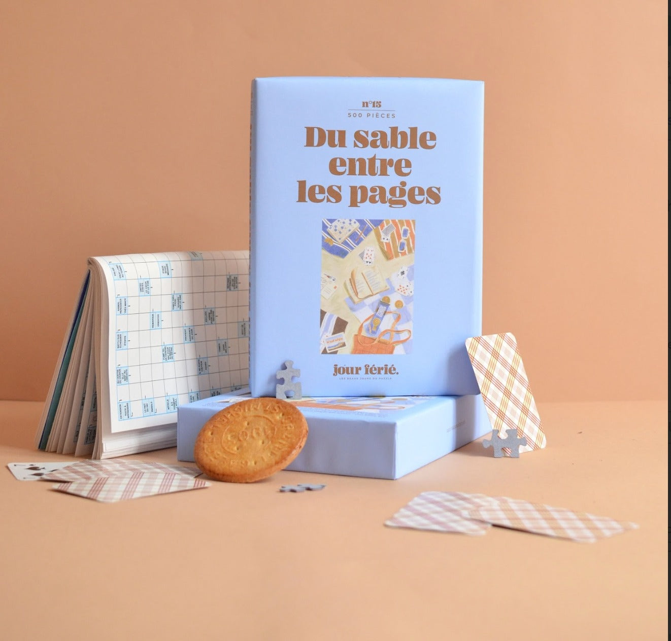 Jour Férié, Puzzle 500 pièces - Du sable entre les pages