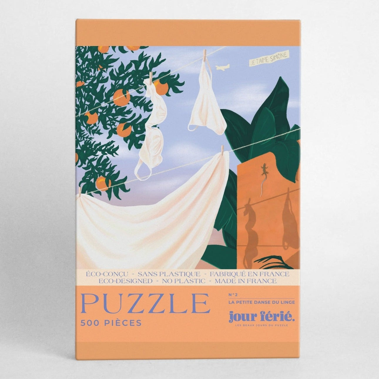 Jour Férié, Puzzle 500 pièces - La petite danse du linge