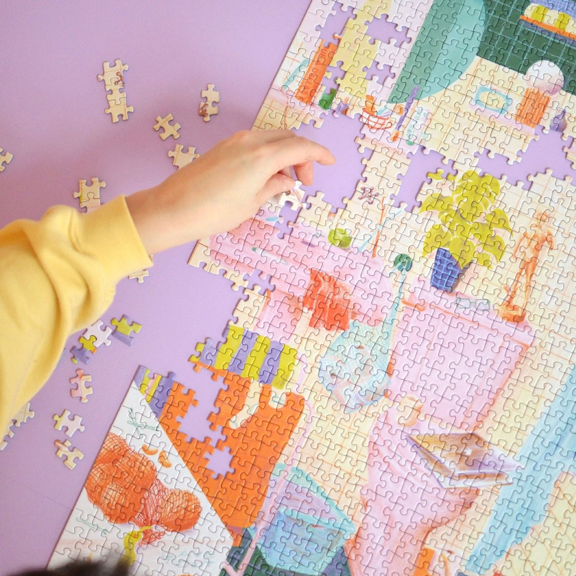 Jour Férié, Puzzle Puzzle 500 pièces - La soirée mousse