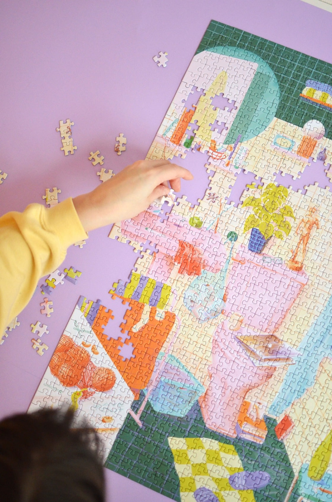 Jour Férié, Puzzle Puzzle 500 pièces - La soirée mousse