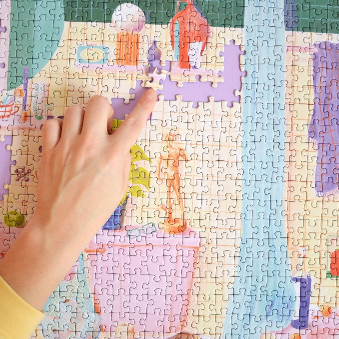 Jour Férié, Puzzle Puzzle 500 pièces - La soirée mousse