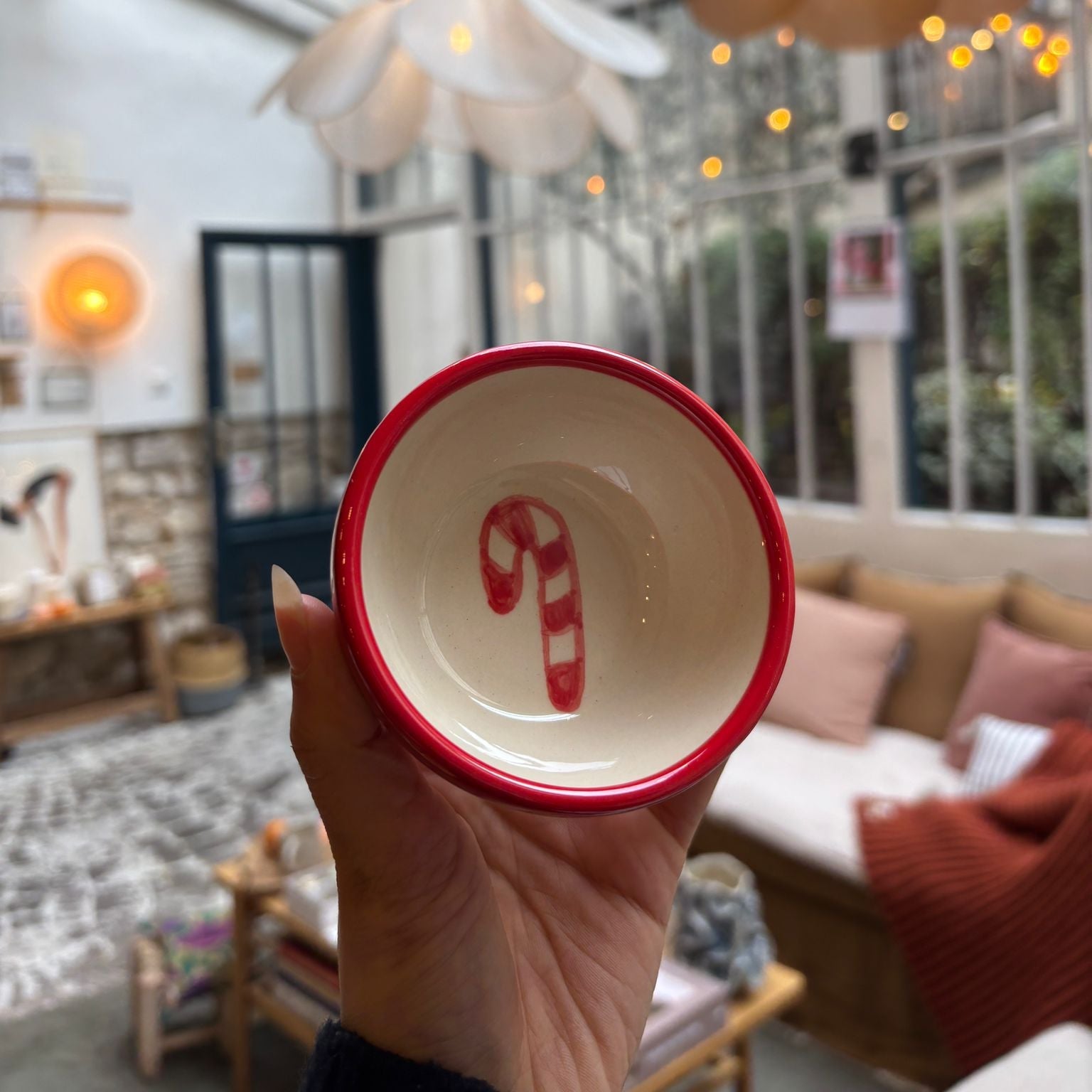 Kult Collection, Mini bol en céramique - Canne à sucre