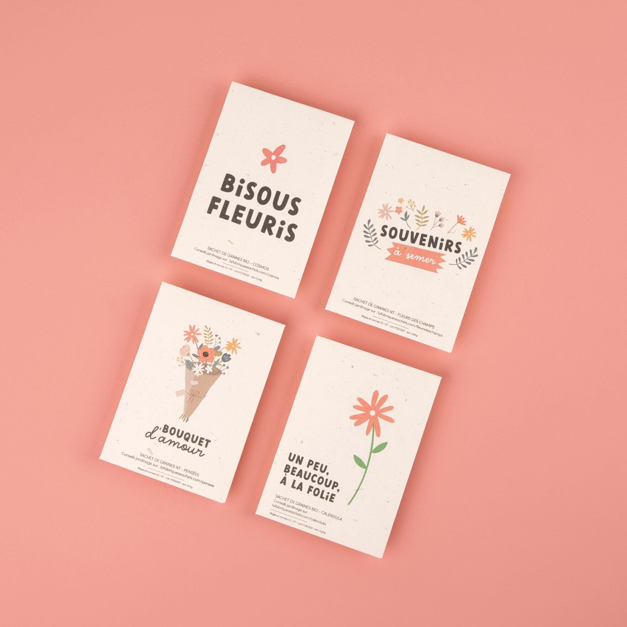La Fabrique à Sachets, Sachet de graines Fleurs des Champs - Souvenirs à semer