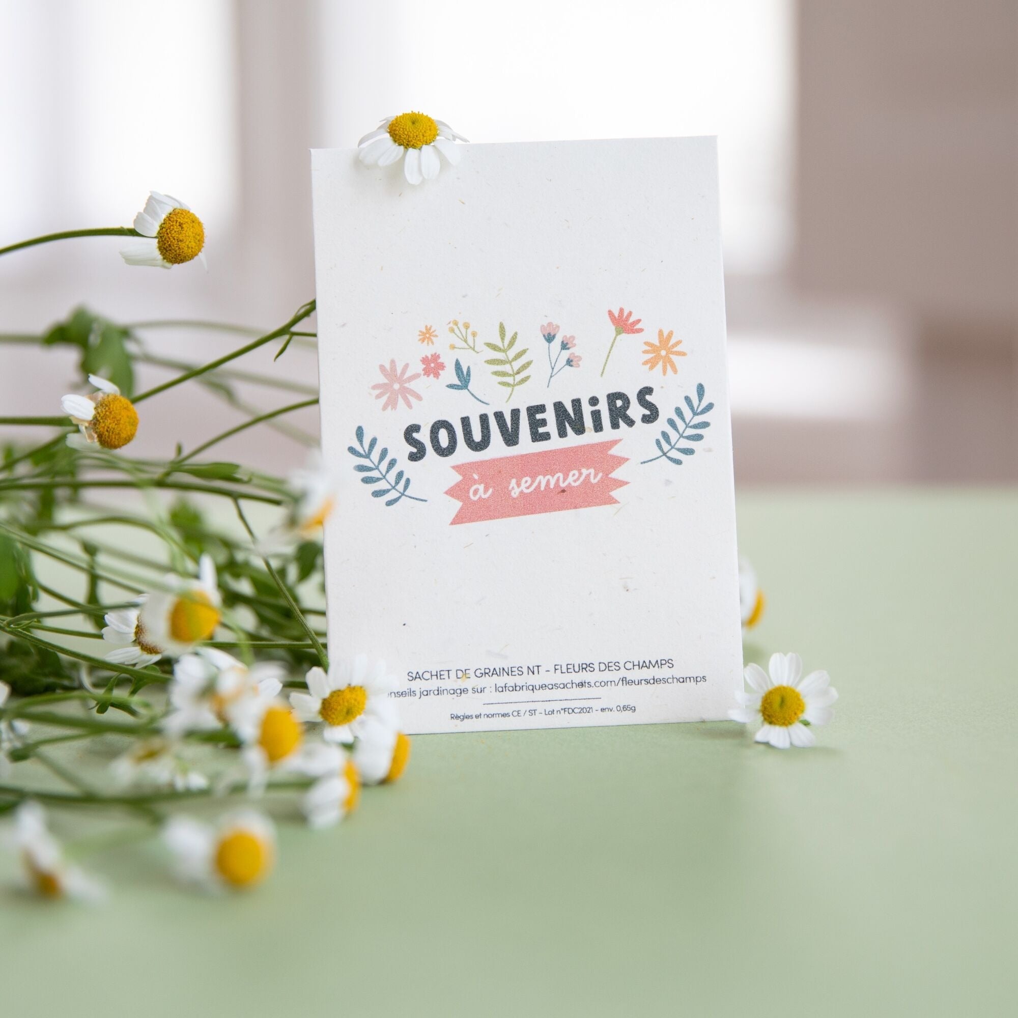 La Fabrique à Sachets, Sachet de graines Fleurs des Champs - Souvenirs à semer