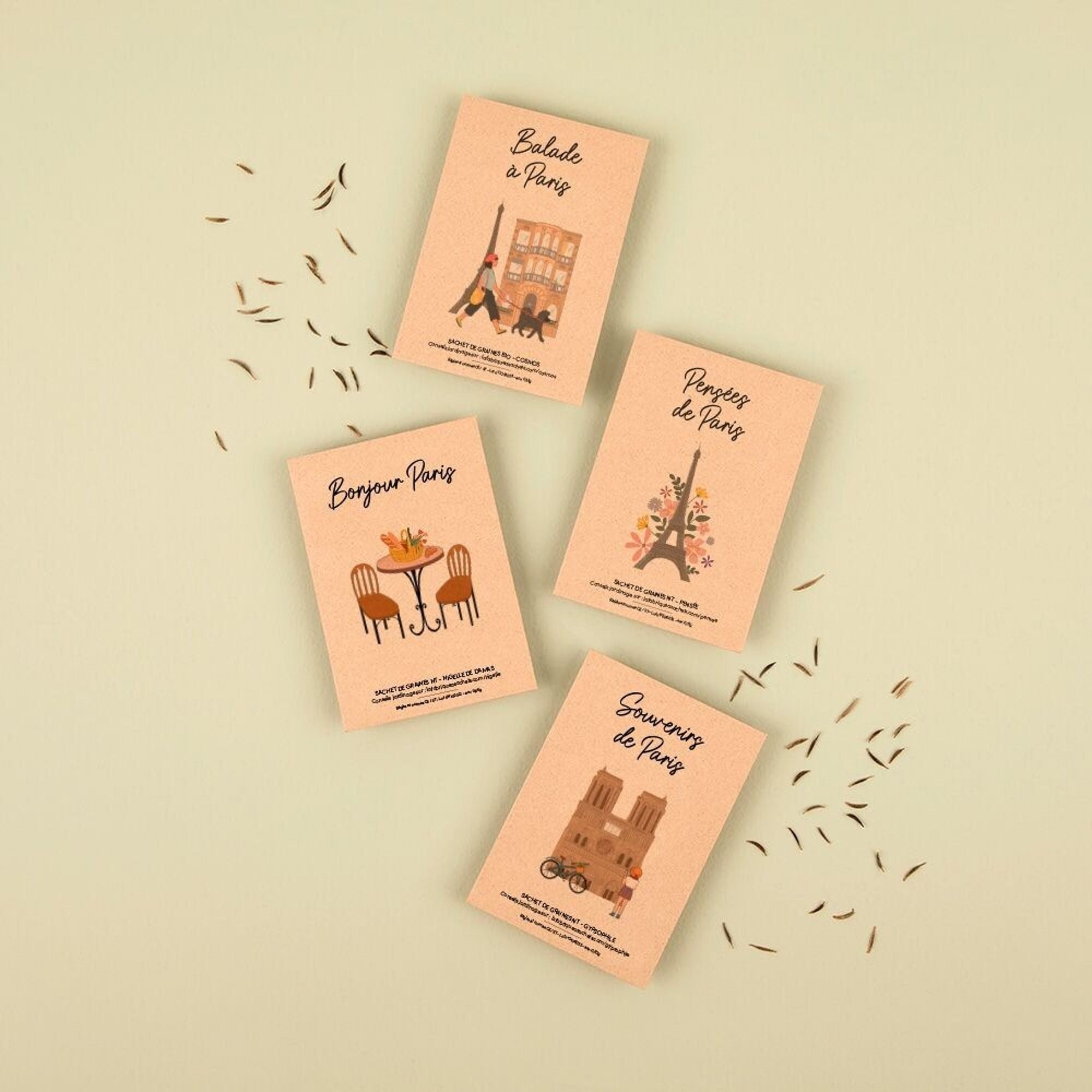 La Fabrique à Sachets, Sachet de graines Nigelle de Damas - Bonjour Paris