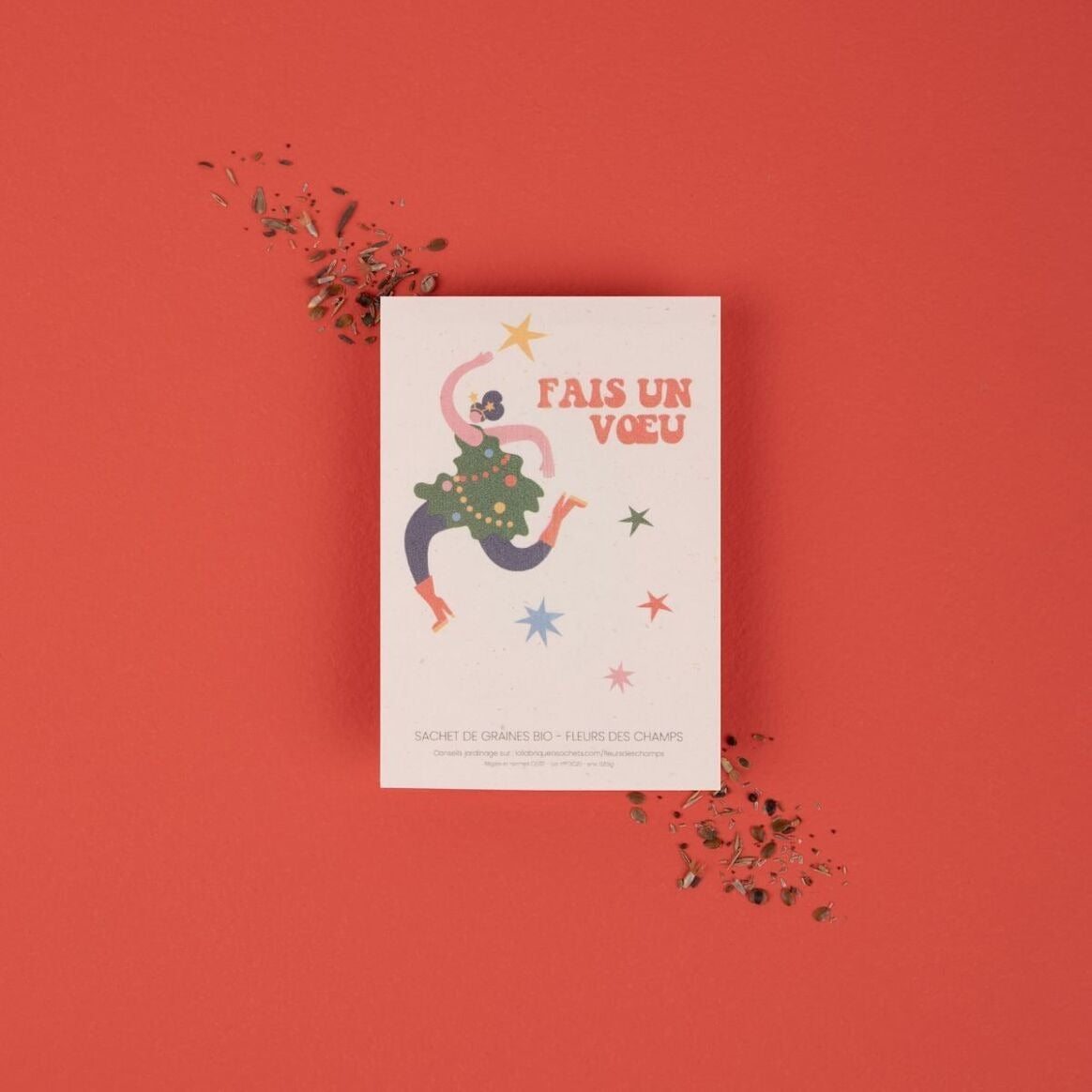 La Fabrique à Sachets, Sachet de graines de Fleurs des champs - Fais un vœu