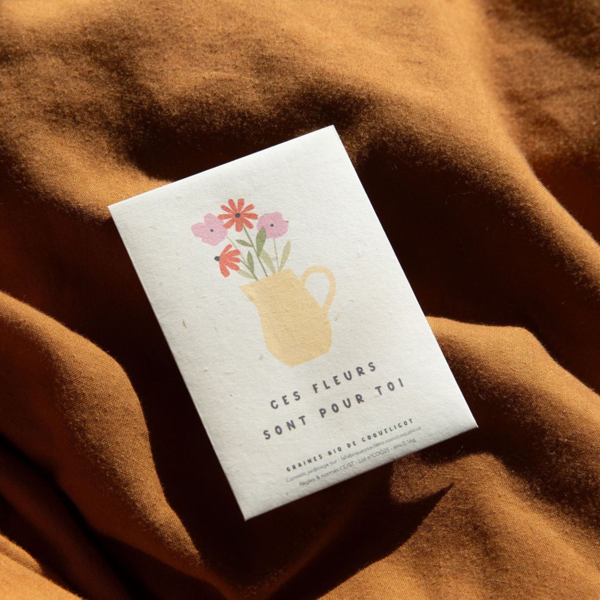 La Fabrique à Sachets, Sachet de Coquelicot - ces fleurs sont pour toi