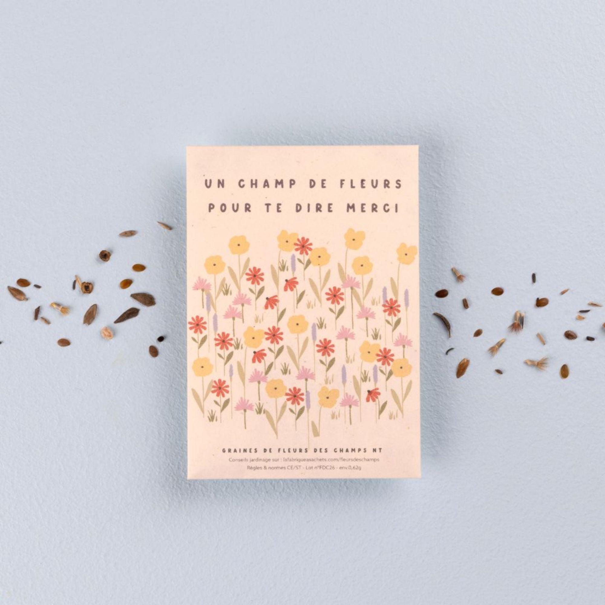 La Fabrique à Sachets, Sachet de Fleurs des Champs - Un champ de fleurs pour te dire merci