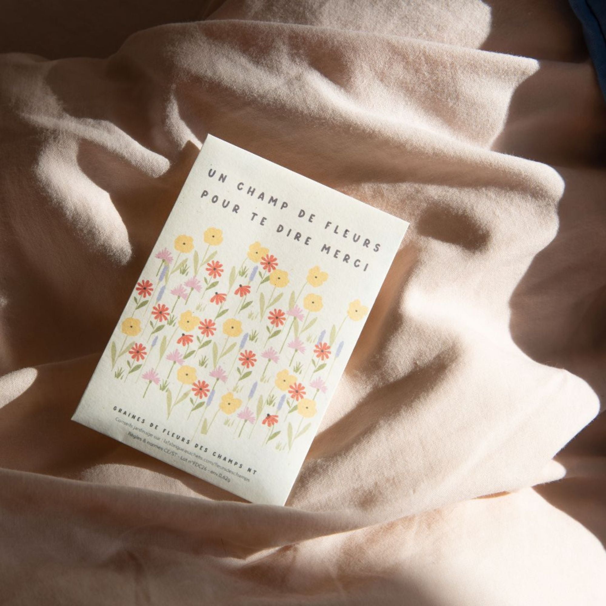 La Fabrique à Sachets, Sachet de Fleurs des Champs - Un champ de fleurs pour te dire merci