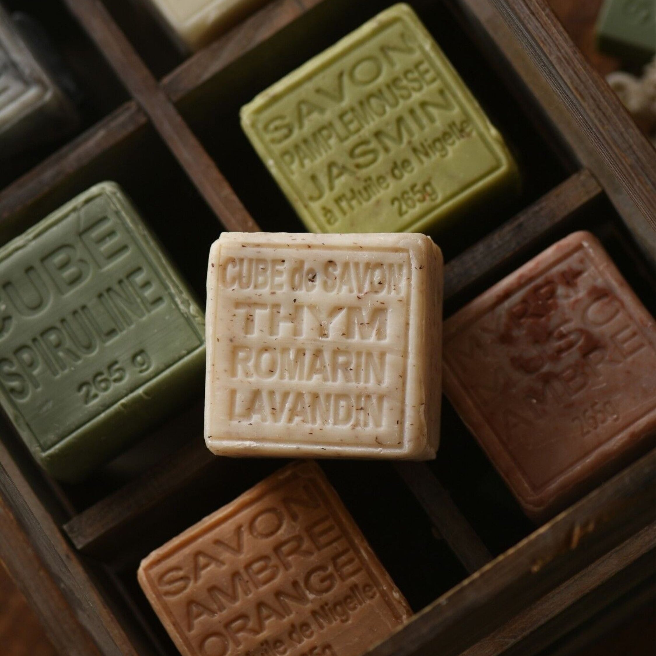Maître Savonitto, Savon cube - Thym, Romarin & Lavande
