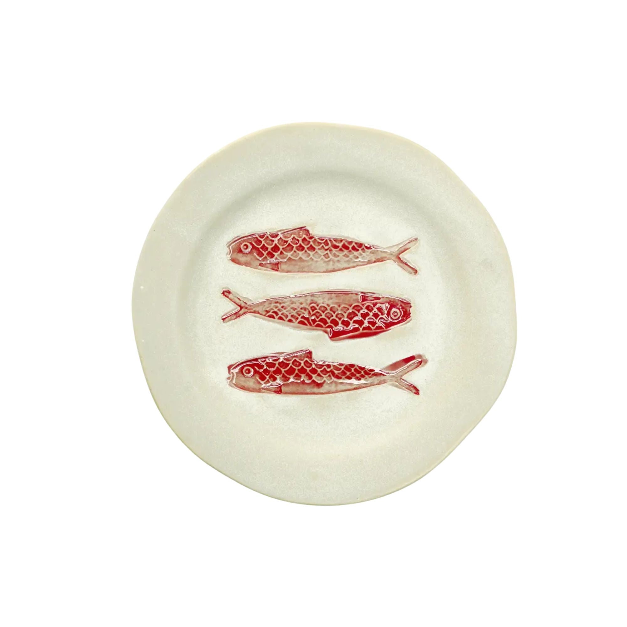 Madam Stoltz - Assiette Poissons Rouge