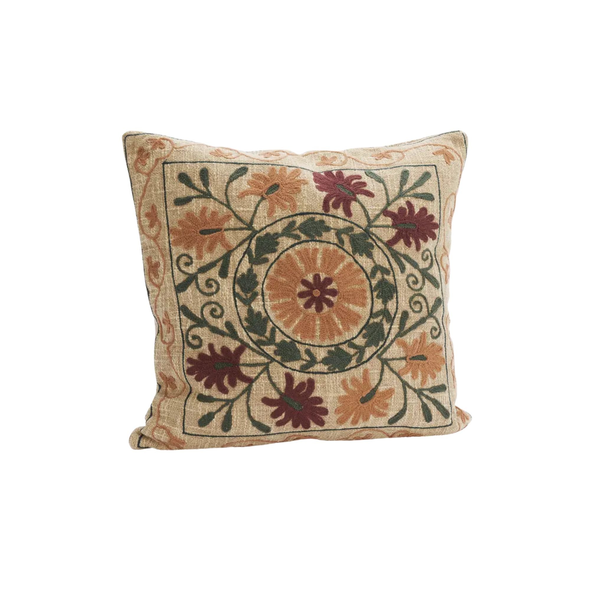 Madam Stoltz, 50x50 Cushion Cover - Suzani Sand – Nad Yut