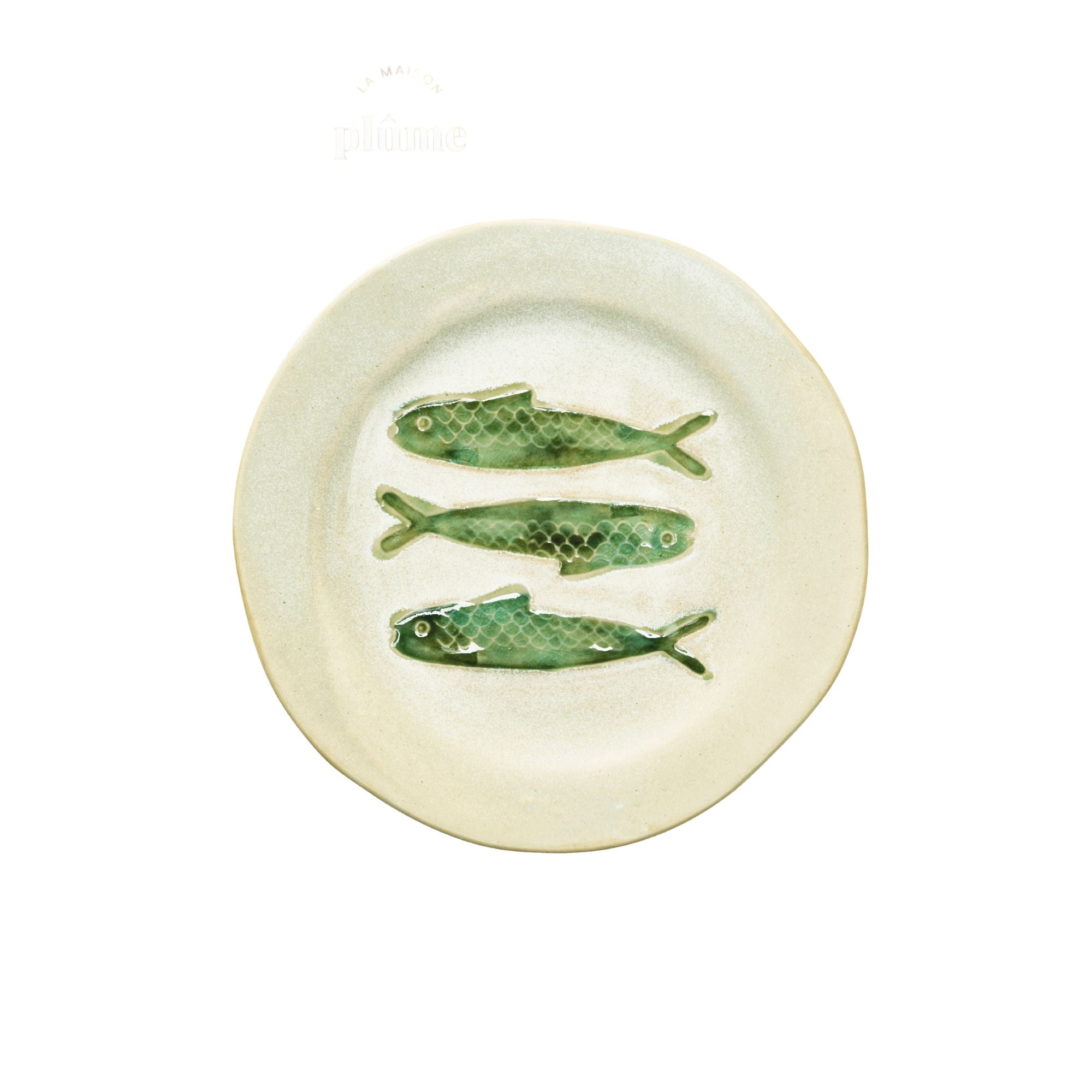 Madam Stoltz - Assiette Poissons Verts