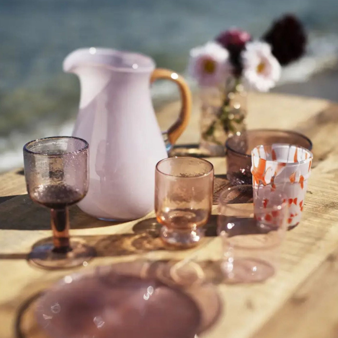 Madam Stoltz, Verre - Rose