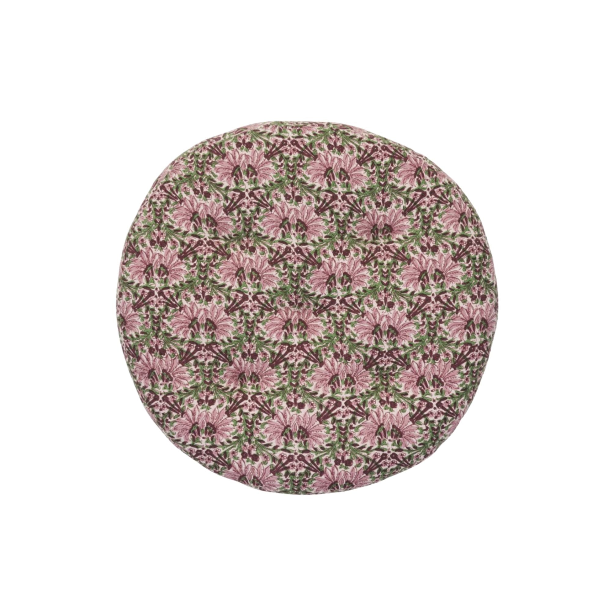 Madam Stoltz, Coussin d'assise - Fleuri Rose