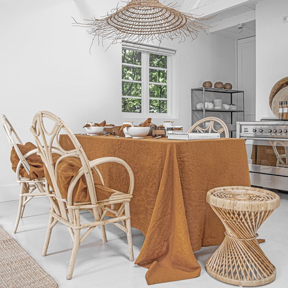 Magic Linen, Nappe en lin 150x250 - Cinnamon