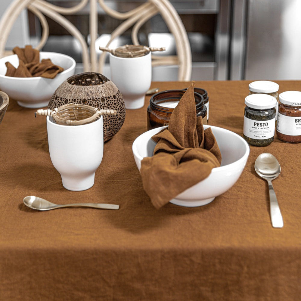 Magic Linen, Nappe en lin 150x250 - Cinnamon