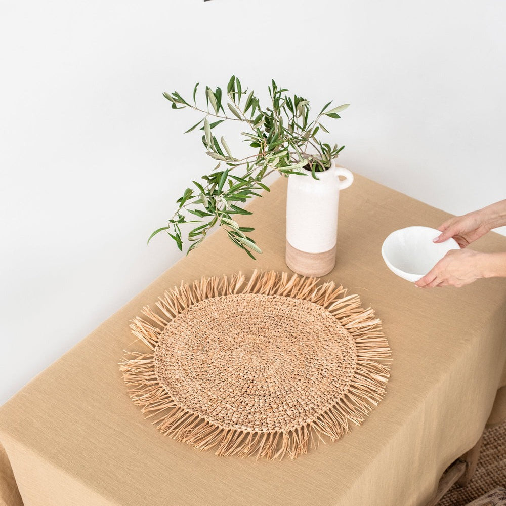 Magic Linen, Nappe en lin 150x250 - Sandy Beige