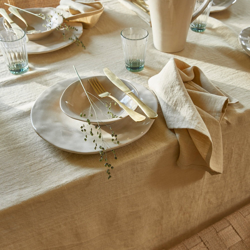 Magic Linen, Nappe en lin 150x250 - Sandy Beige