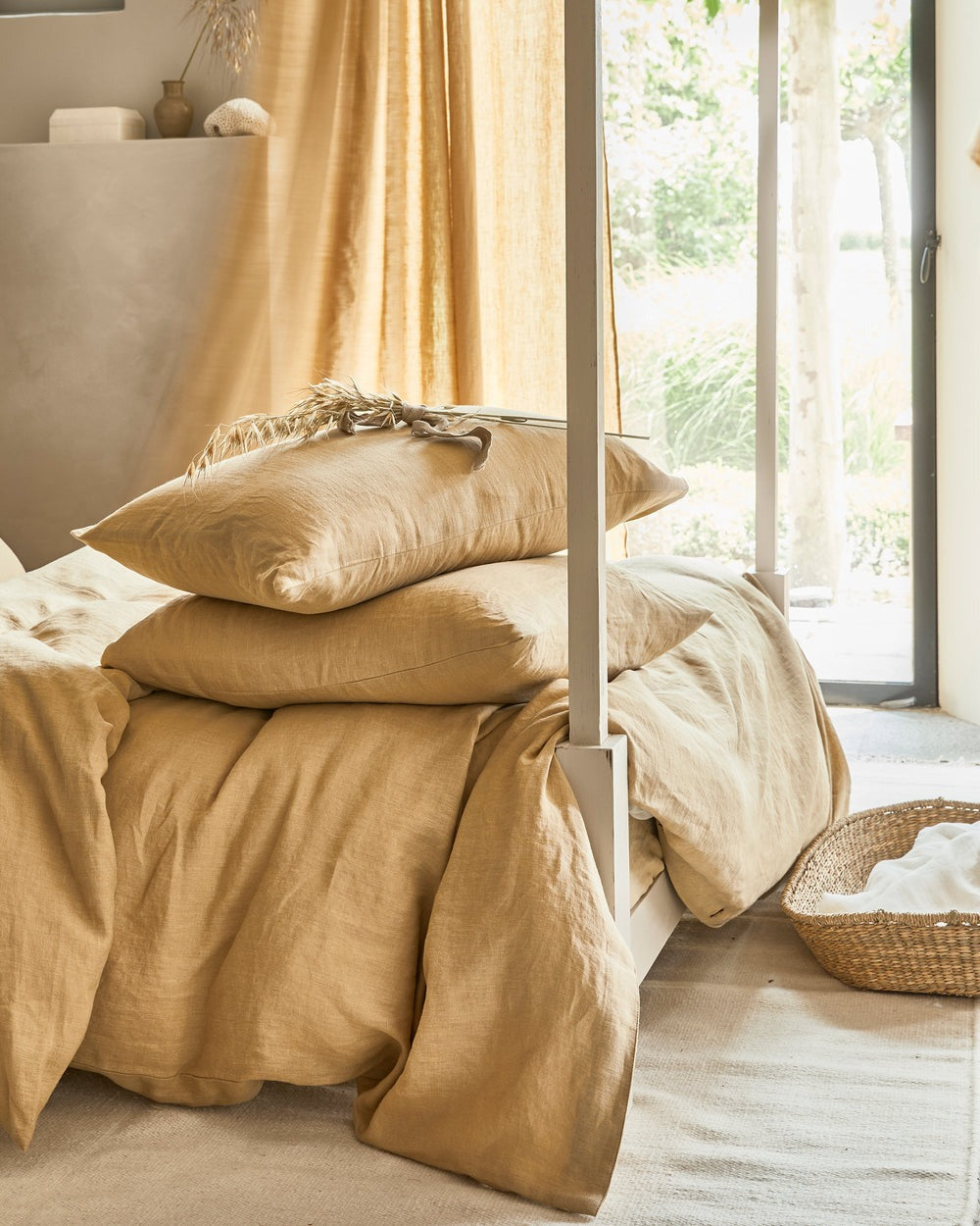 Magic Linen, Housse couette en lin - Sandy beige