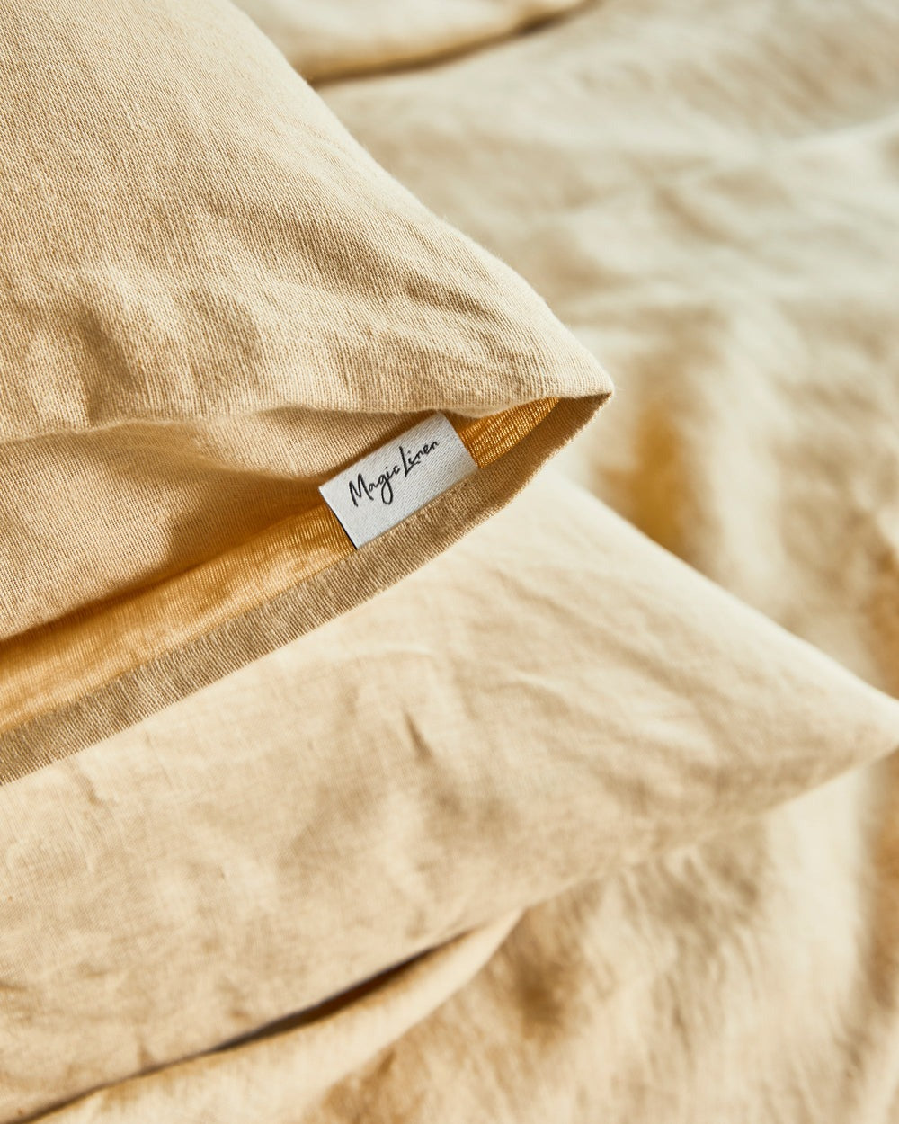 Magic Linen, Housse couette en lin - Sandy beige