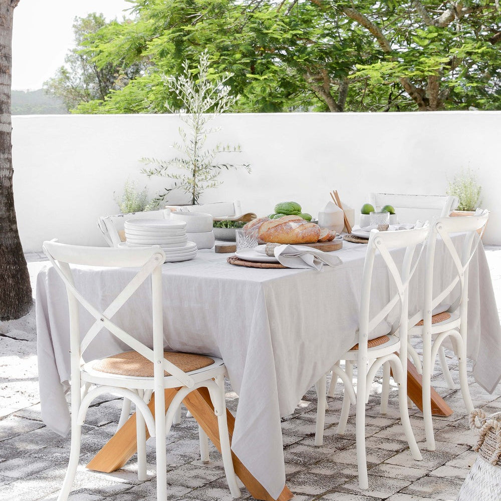 Magic Linen, Nappe en lin 150x250 - Light Gray