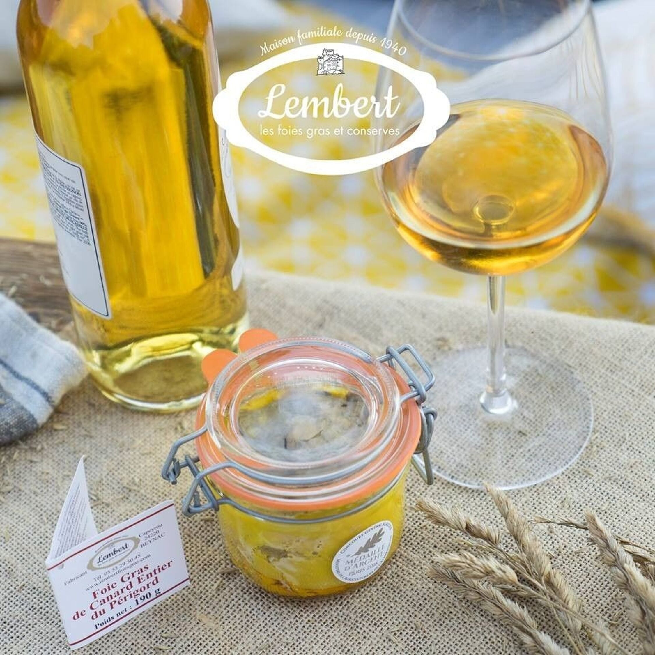 Maison Lembert, Foie gras de canard - Médaille d'or 2024