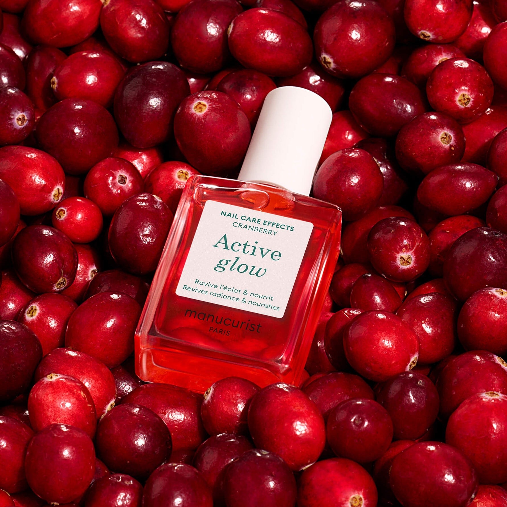 Manucurist, Vernis Active Glow - Cranberry