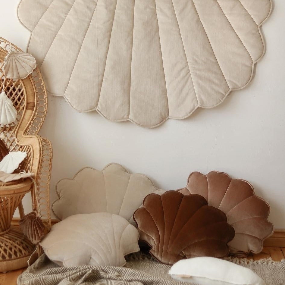 Moi Mili, Coussin coquillage - Cream Pearl