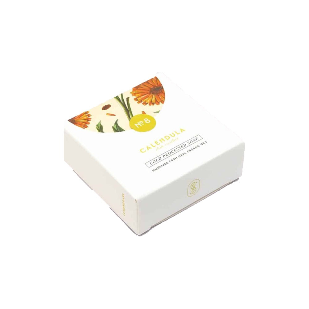 Savon Stories, Savon Bio & Naturel Citronnelle et Calendula - N°8 L’Apaisant - 50 g