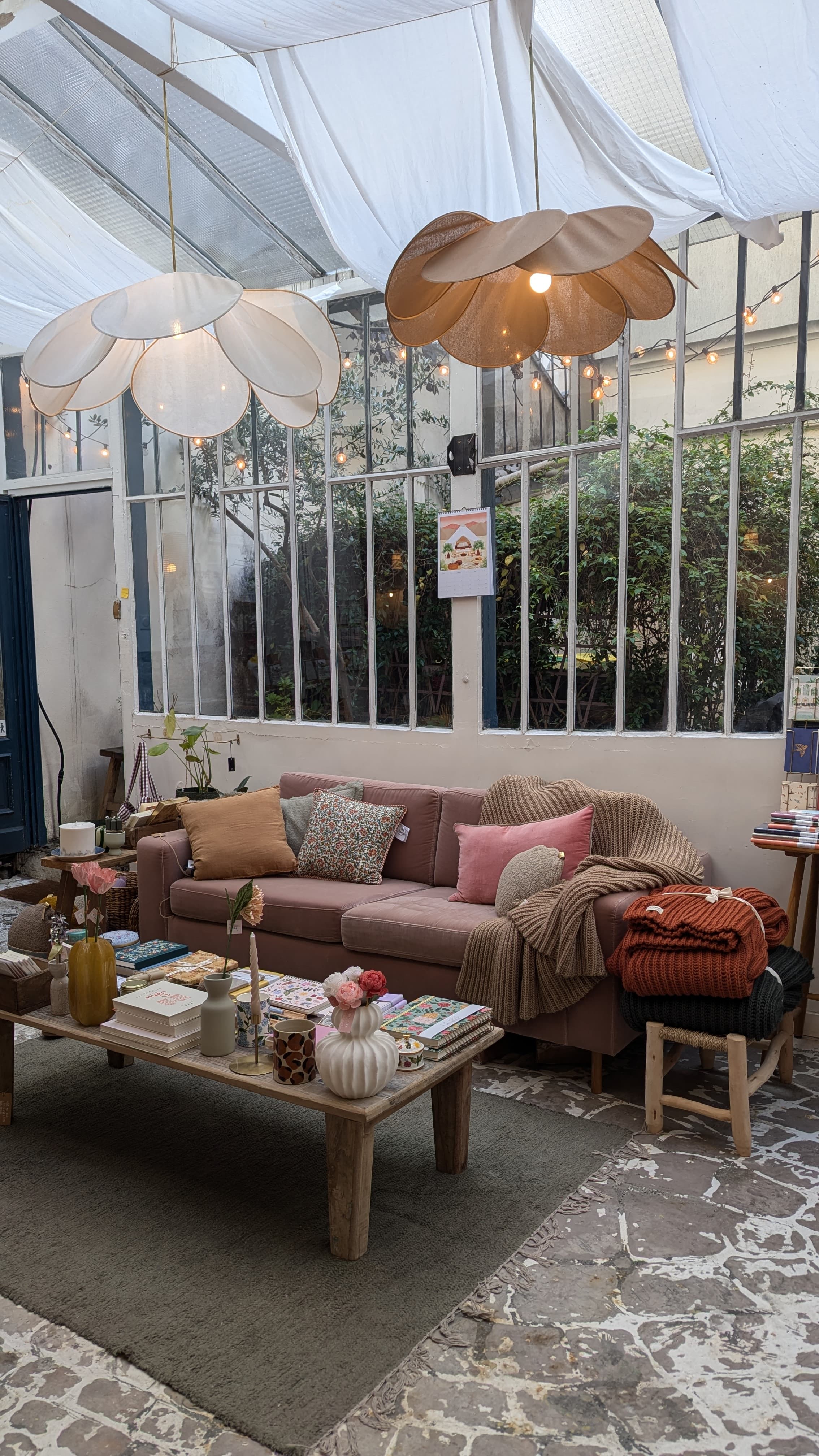 Nad Yut, Plaid en laine tressée - Brick