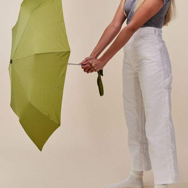Original Duckhead, Parapluie à manche tête de Canard - Olive