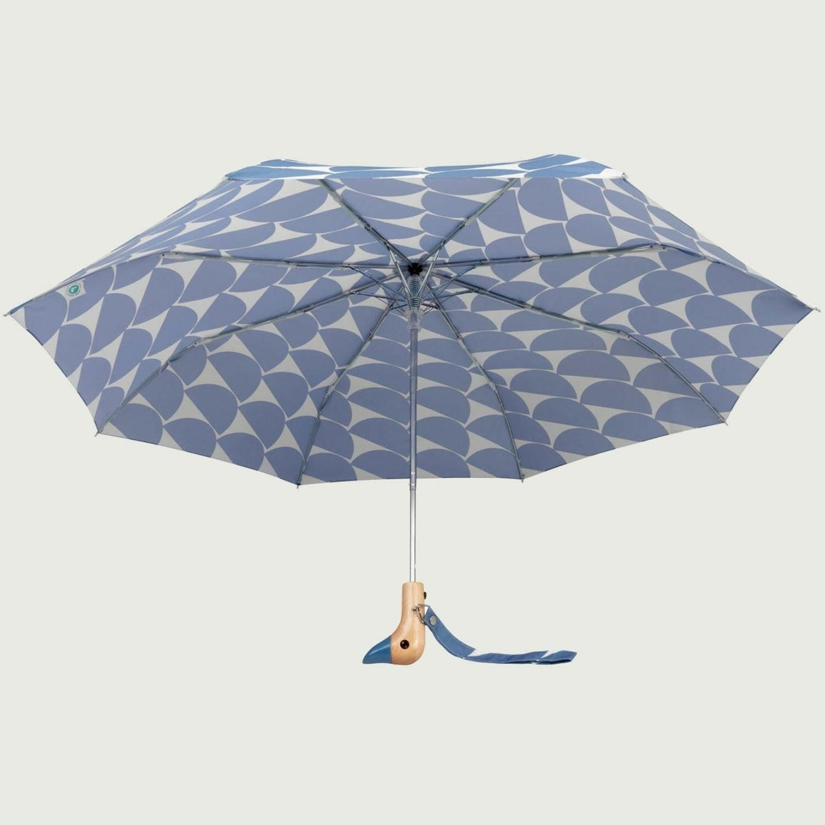 Original Duckhead, Parapluie à manche tête de Canard - Denim Moon