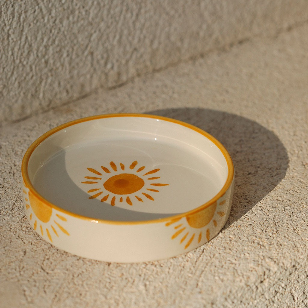 Oustao, Coupelle en céramique - Soleil