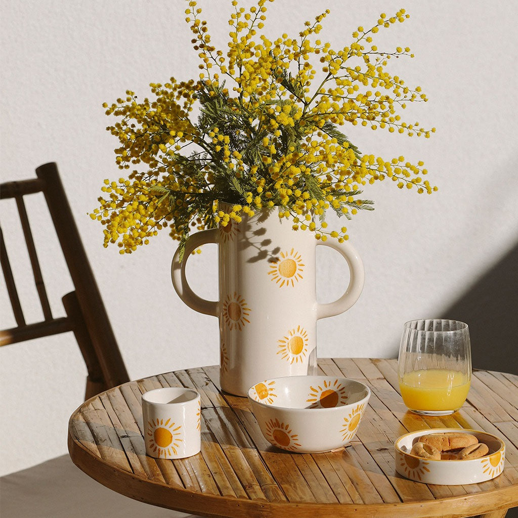 Oustao, Coupelle en céramique - Soleil