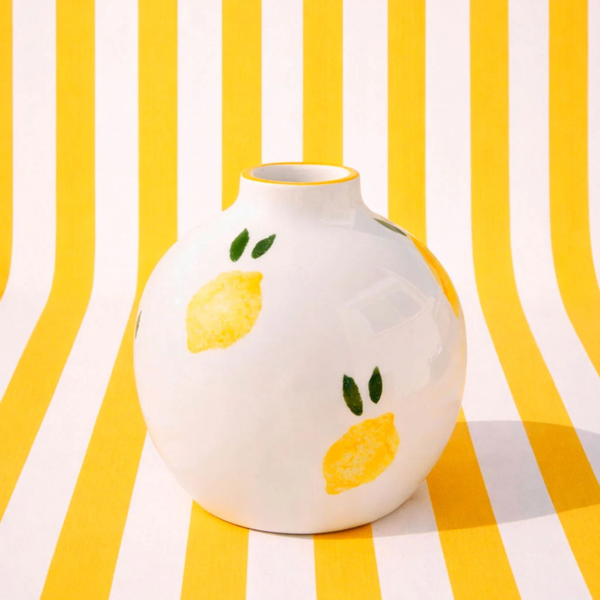 Oustao, Soliflore en céramique - Mediterranea Citron